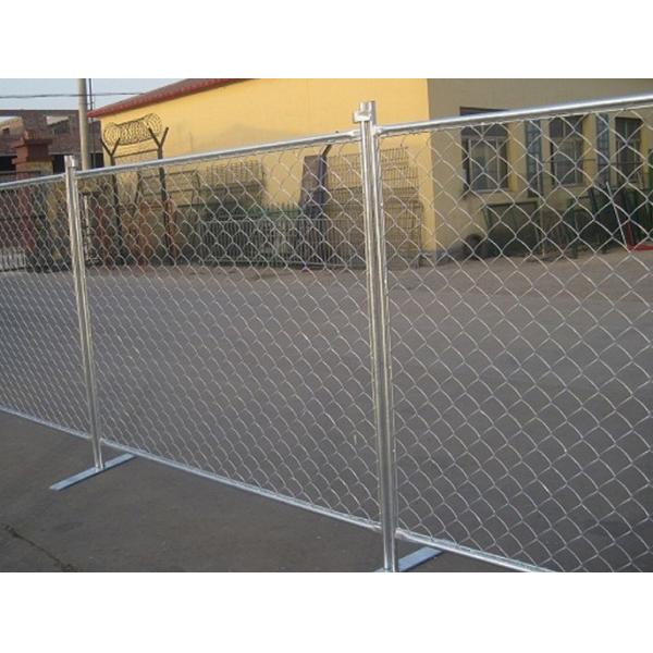 Construction Welded Wire Mesh Security Fence 2400mm Length 2100mm Height