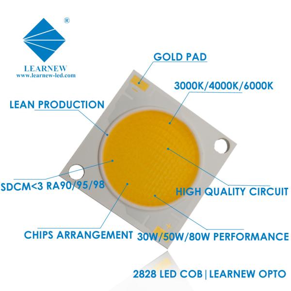 High power led cob chips 4000k high efficiency 30w 50w 100w high cri for led scene light