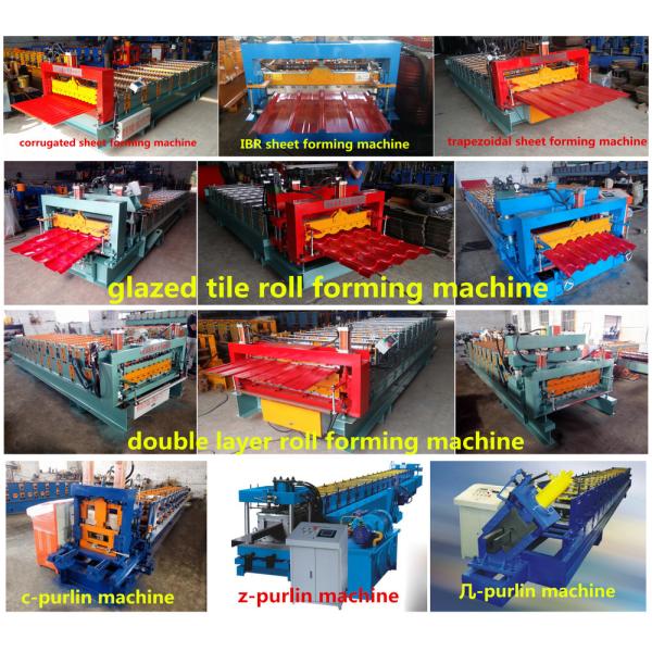 15KW Floor Deck Roll Forming Machine For Metal Structural Building Construction