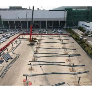 Prefabricated Manufacturer Processing High Quality H Steel Support Frame