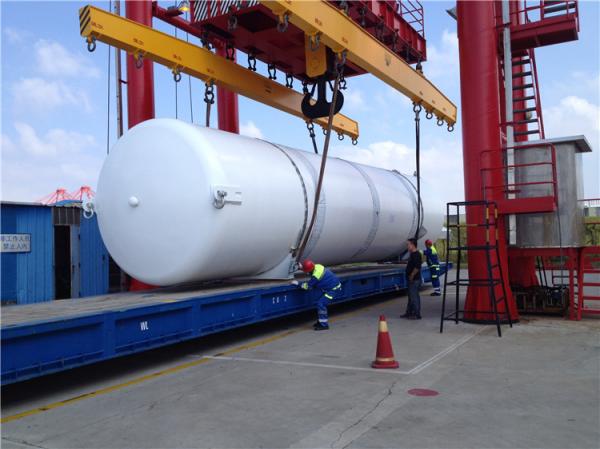Stainless steel liquid oxygen transport truck air compressor storage tank liquid nitrogen filling vacuum tank for sale
