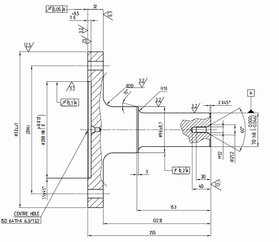 Duplex Steel 1.4462 1.4404 1.4410 Shaft Forging