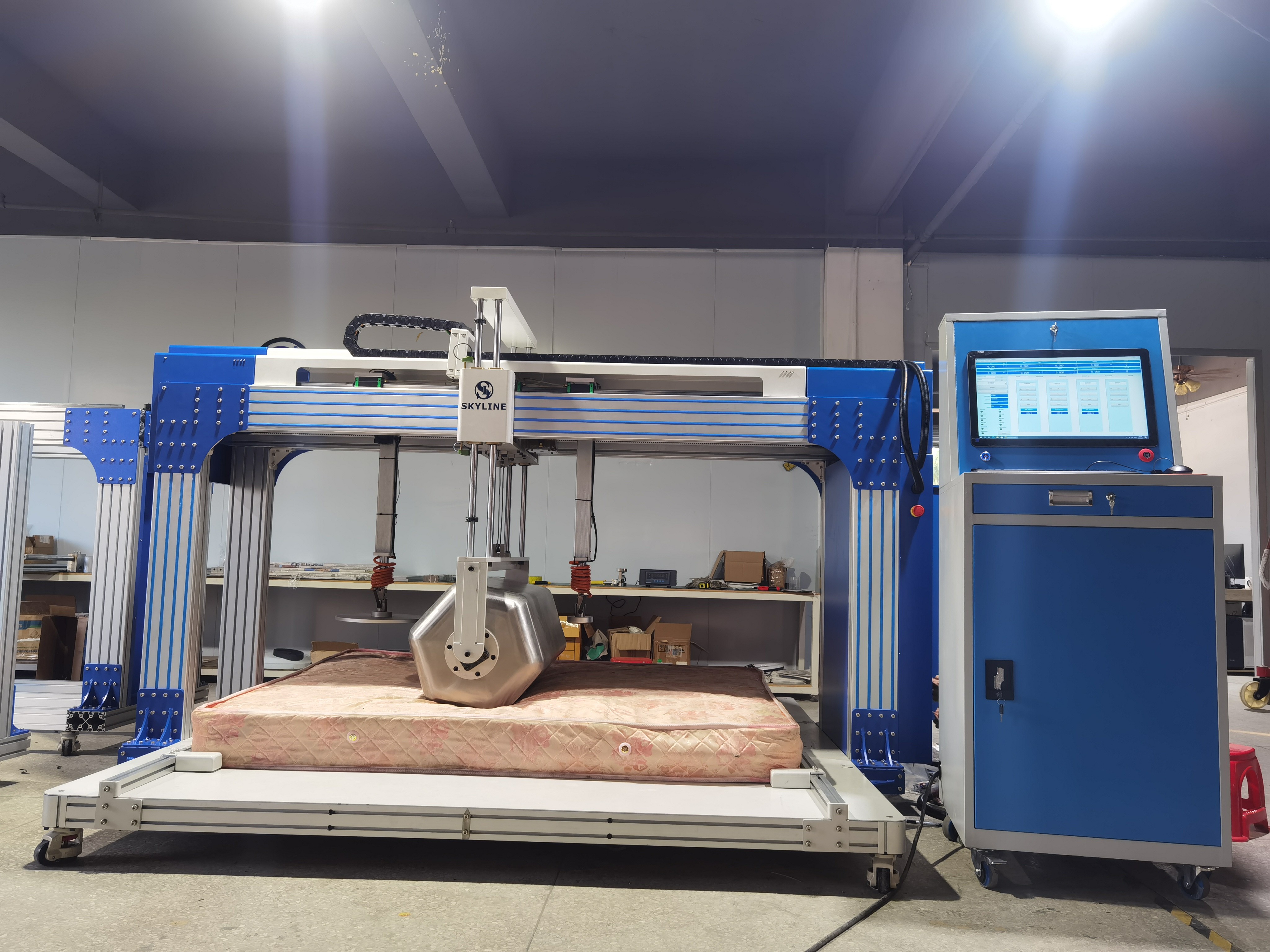 2kN Sensor*1 Mattress Integrated Testing Machine with PC and Touch Screen