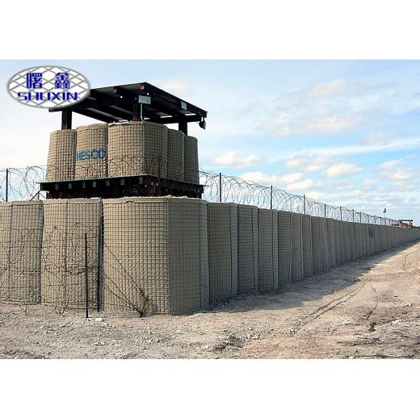 SX 4 Gabion Baskets Explosion Proof Wall For Galvanized Army Training