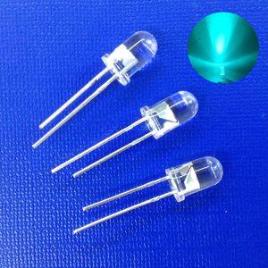 Buy cheap Traffic Light Series 5mm LED Anti-Rust Bluish Green Color Clear Lens Dip 500nm from wholesalers