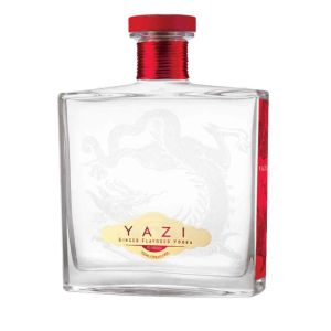 1200G Transparent Empty Vodka Bottle 23MM Square Rum Bottle