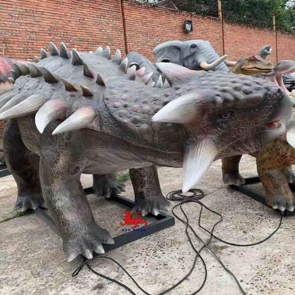Animated Realistic Animatronic Dinosaur Life Size Ankylosaurus Type Dinosaurs