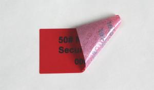Best Custom Printed Security Label Sticker Void Open Self Seal Label For Packing wholesale