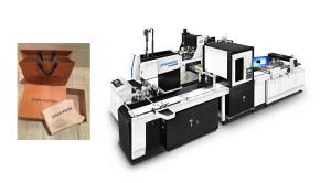 China Multi Functional Automatic Paper Box Making Machine With Servo Motion Control on sale