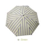 Triangular Pattern Pongee Portable Folding Umbrella Manual Open