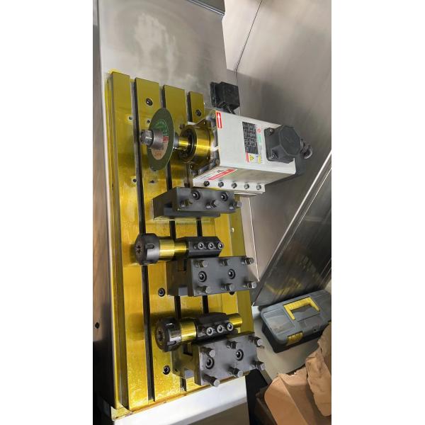 Cnc Lathe Slant Bed Machine TCK40 45 Inclined White And Black Gang Type 3500rpm