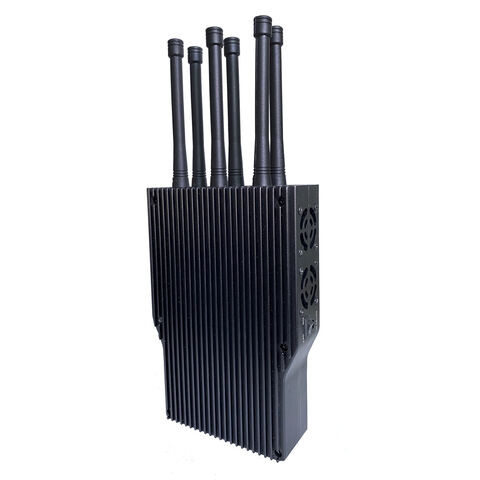 Mobile Phone Signal Jammer 5G Jammer 6 Bands 8-10W Signal jammer Per Band All Cell Phone 2G/3G/4G/5G State Art Aluminum
