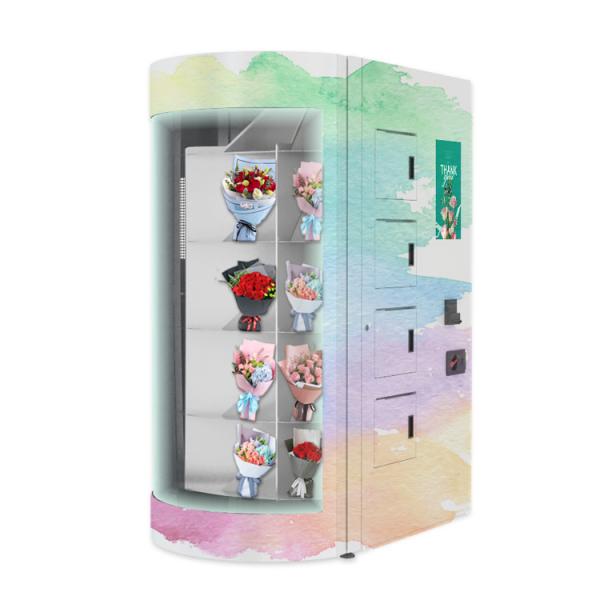 Cheap Humidify Temperature Control Flower Vending Machine With Lcd Touch Screen for sale