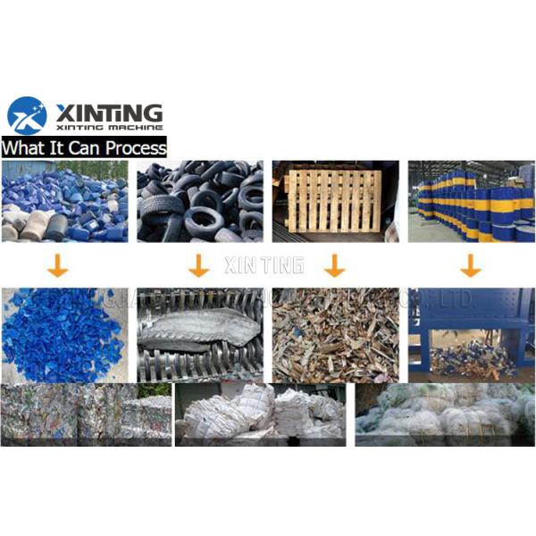 Solid Waste Shredder Machine In Single Shaft