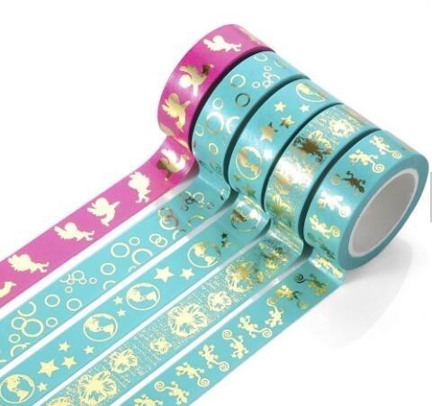 Most Popular Lovely Design Custom Printing Various Color Pineapple Assorted Pattern Waterproof Washi Tape For Kids Craft