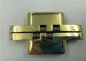 Best Gold Plated Hidden Door Hinges For 30mm Solid Wood Doors , Fireproof Door wholesale