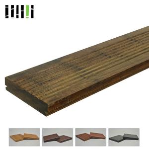 China Natural Wooden Deck Flooring , Solid Bamboo Flooring Traditional Float Installed Type on sale