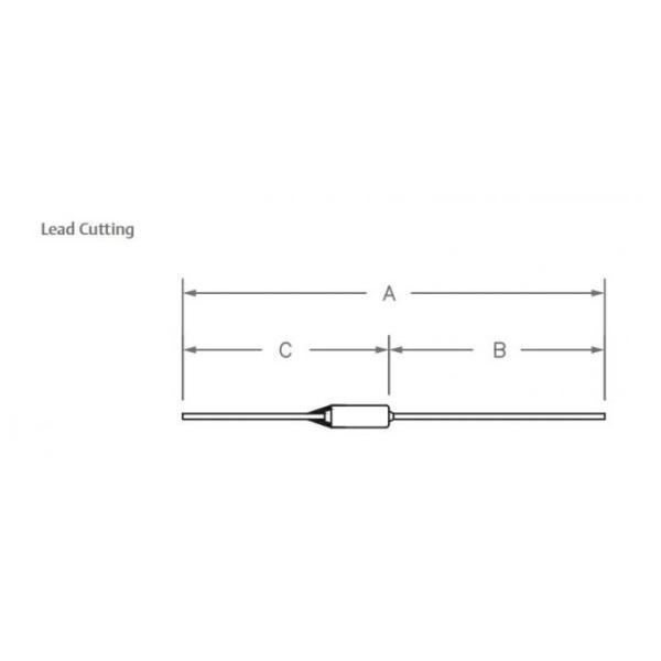 Axial Lead 72C - 240C G4 G5 Emerson Microtemp Thermal Cutoff Fuse 5A 10A 15A 20A 25A 250V 1