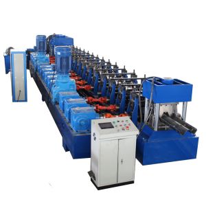 PLC Highway Guardrail Forming Machine 80mm Roller Diameter