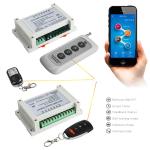 4 Way Mobile Phone WiFi RF Relay Smart Switch With Amazon Alexa Google Home