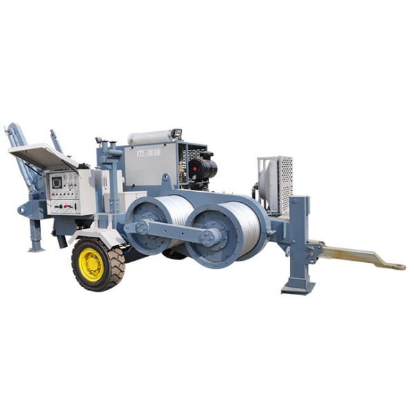 Cummins Engine 190kN Hydraulic Puller Conductor Stringing Equipment