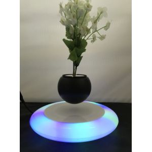 Best new led light magnetic floating levitating bottom flying pot air bonsai wholesale