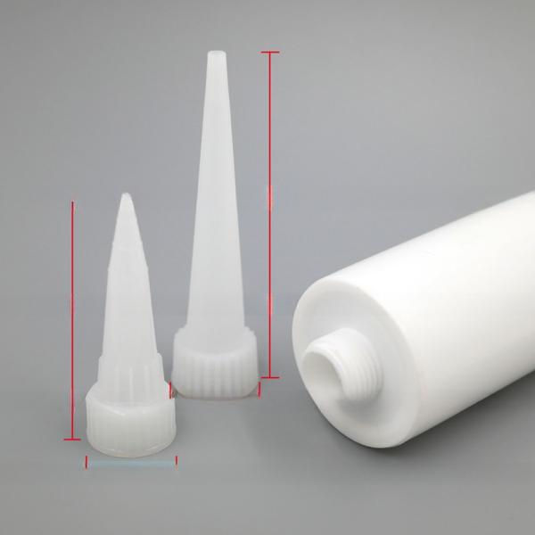 310ml HDPE Empty Silicone Sealant Large Diameter Plastic Cartridge with External Thread