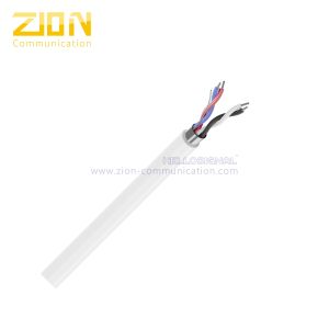 China 1.0mm2 Stranded Copper 2 Pairs Mylar Screended Security Cable for Alarm System on sale
