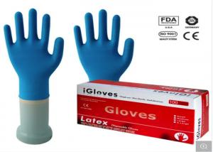 Best CE Approval Disposable Medical Gloves 100% Natural Latex Materials S / M / L / XL wholesale