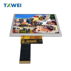 China 5-inch 800 * 480 Portable LCD Display Module Color Screen with 40-pin LCM Pin N Count Normally Black TFT LCD Screen on sale