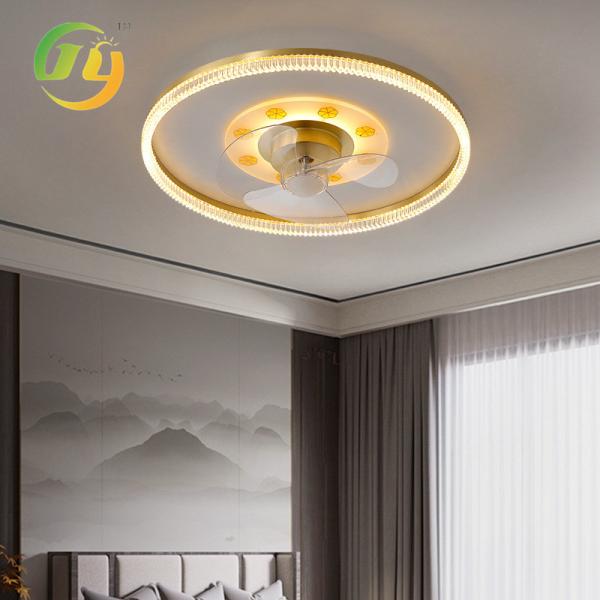 New Chinese Style All Copper Fan Lamp Bedroom Light Luxury Living Room Ceiling Lamp Dining Room Fan Light