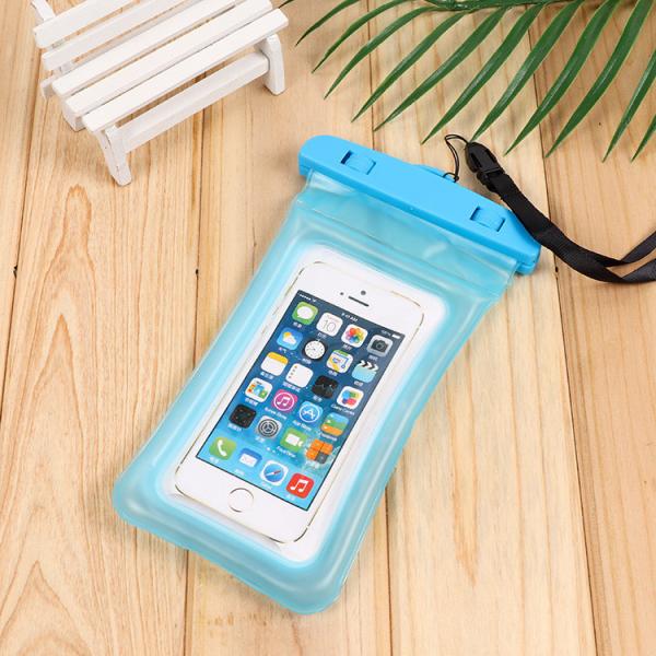 TPU Waterproof Phone Case Universal Air Float Neck Lace Strap