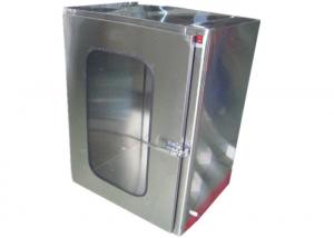 Best Stainless Steel Cleanroom Pass Box Clean Room Electric Inter Locker 110V / 50HZ wholesale