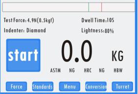 Panel and LCD Touch screen Auto turre Automatic Digital Micro Vickers Hardness Tester 730MVT RS232 interface and cable V