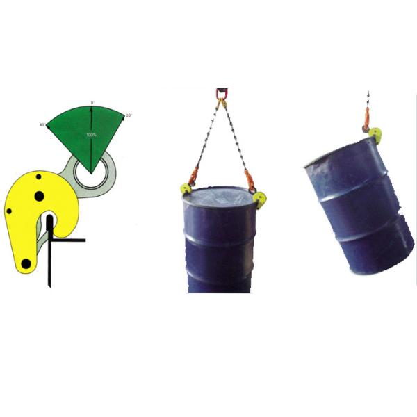 Round Stock Grabs for Oil Drum 0.5 ton with Automatic Locking Machanism for Workshop