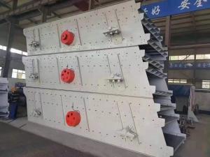 Mining Multi Layer Wire Mesh Vibrating Screen 415V With 1-4 Layers Decks