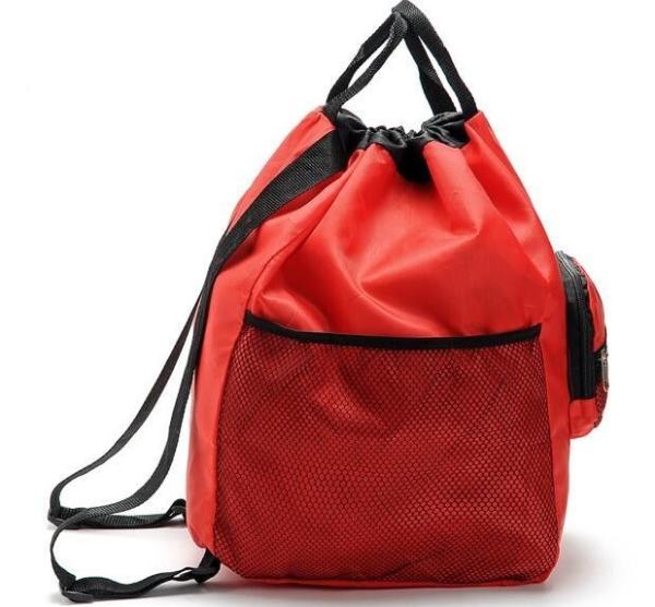 Cheap 210D Polyester Foldable Reusable Shopping Bags With Pull String Closure for sale