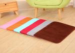 Embossing stripe design machine made memory foam area rugs 17x24''