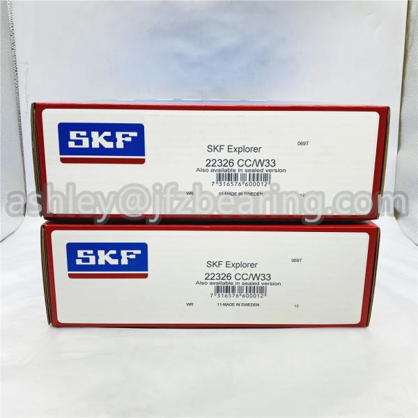 SKF 22326 CC/W33 22326 CC/W33 Double Row Spherical Roller Bearing, Cyl. bore, Open, Steel cage,- Steel Cage Material