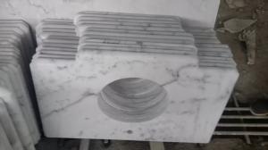 Best Guangxi White Marble Vanity Top,China Carrara White Marble Bathroom Vanity Top,White Marble Kitchen Top wholesale