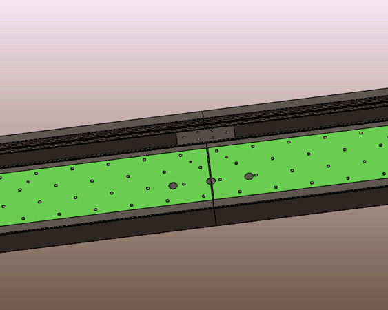 Customized Recessed Linear Light 144 Leds/M Linear Led Pendant For Office