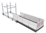 Foldable Adjustable Load Deck Platform Construction Retractable Container