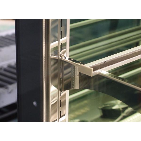 Square Refrigerated Bakery Display Case Glass Front Showcase For Cold Deli