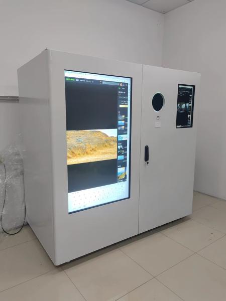 Cheap AI Detect Return And Earn Recycle Bottle Machine RVM Aluminum can Reverse Vending Machines with 55inch Ads Screen for sale