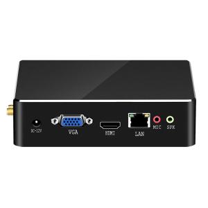 China Intel Core I5 7200U Black Mini Computer With DDR3L 16GB RAM Single LAN For Office on sale