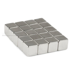 HSMAG Samarium Cobalt Sm2Co17 Cube Magnet Electroplated Silver