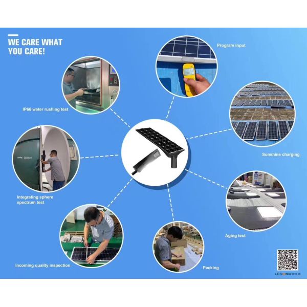 Energy Saving 10w 20w 30w 40w 50w 60w solar led solar street light with motion sensor