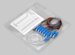 FTTX Fiber Optic 1*8 FTTH PLC Splitter Mini Type Sc/upc Connector
