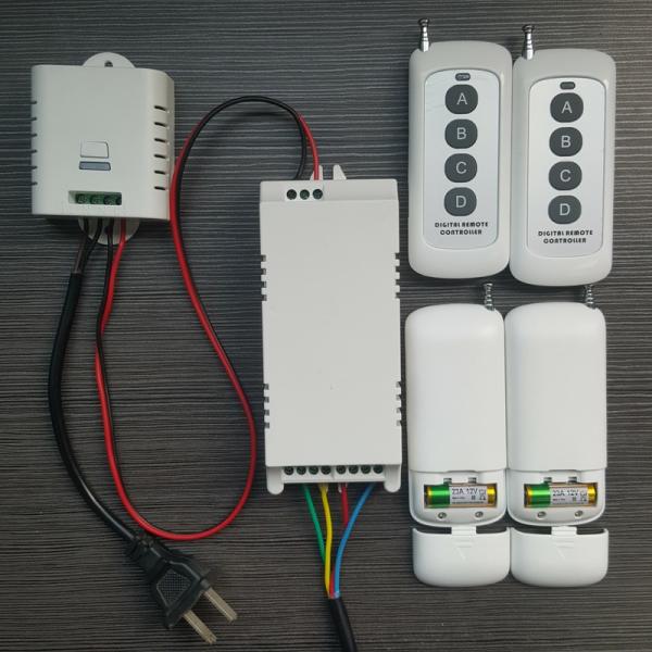 Cheap Wireless Manual Interlock+Self-lock 4-Output Control Traffic Light Controller And Remoter for sale