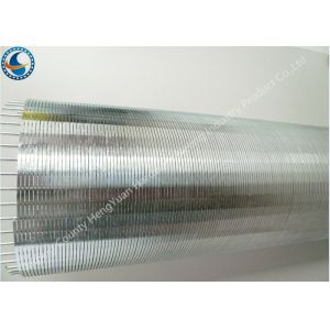 SS304 Continuous Slot Wedge Wire Screen Pipe